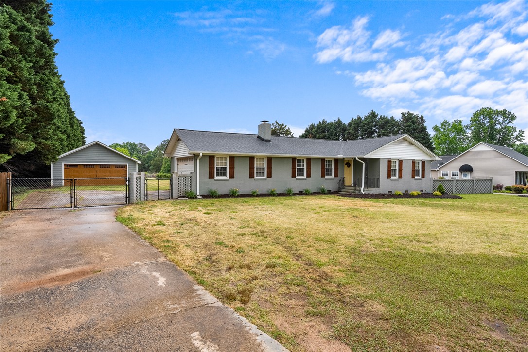 4508 Old Williamston Road Belton, SC 29627 - Photo 2 of 47 A charming single-story residence with a second detached garage
