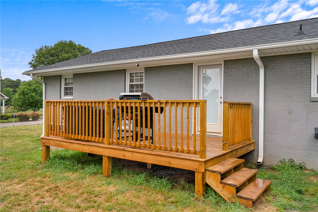 4508 Old Williamston Road Belton, SC 29627 - Photo 32 of 47 This charming home features a lovely outdoor deck, perfect for outdoor living.