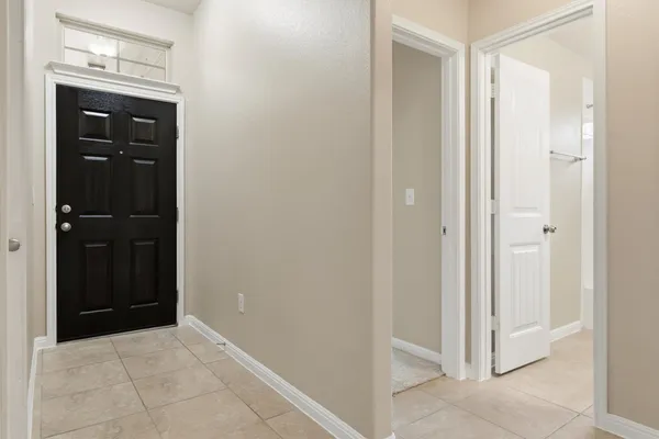 a view of an entryway space