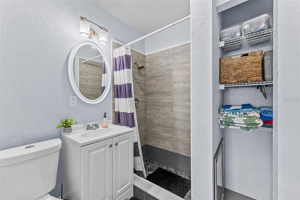 1326 17th Terrace North St. Petersburg, FL 33704 - Photo 23 of 28 a bathroom with a sink mirror vanity and toilet
