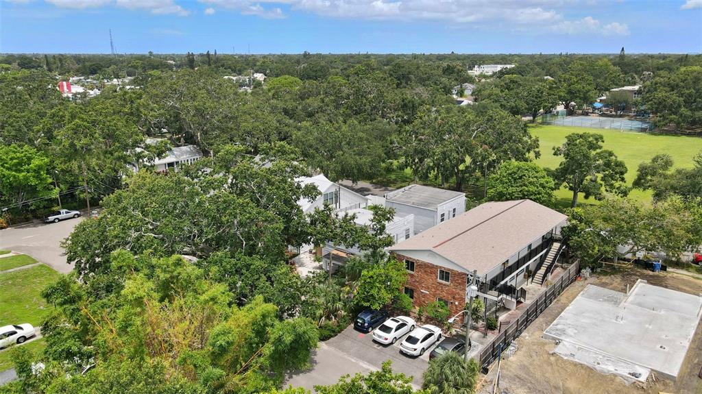 1326 17th Terrace North St. Petersburg, FL 33704 - Photo 27 of 28 an aerial view of a house with a yard and lake view