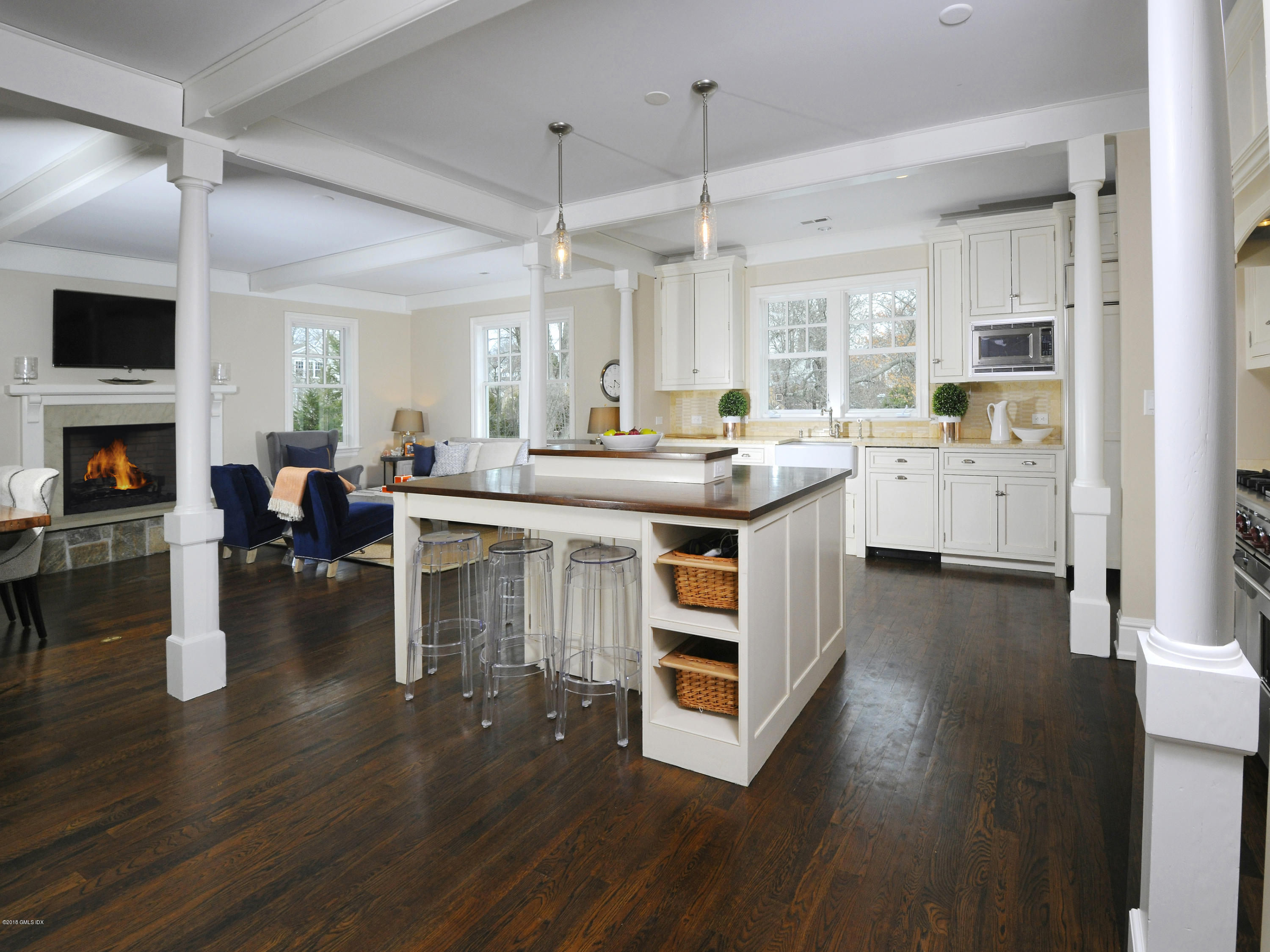 12 Ledge Road Old Greenwich, CT 06870 - Photo 13 of 34 a kitchen with a stove and wooden floor