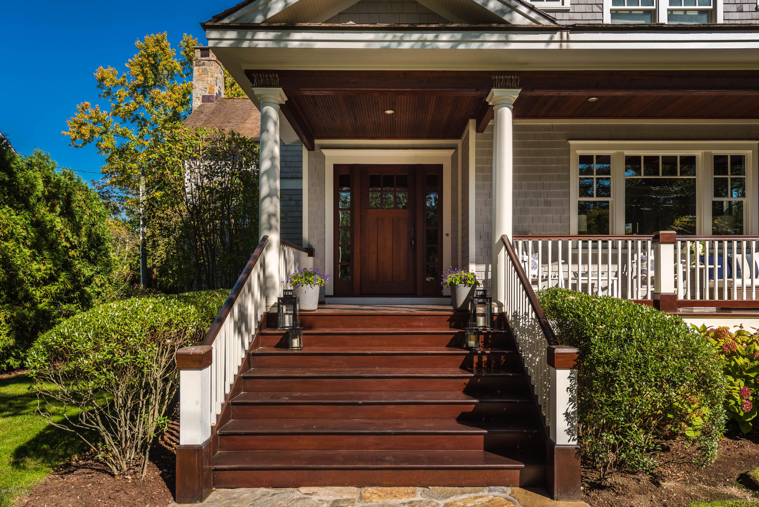 12 Ledge Road Old Greenwich, CT 06870 - Photo 2 of 34 a view of a entrance door of the house