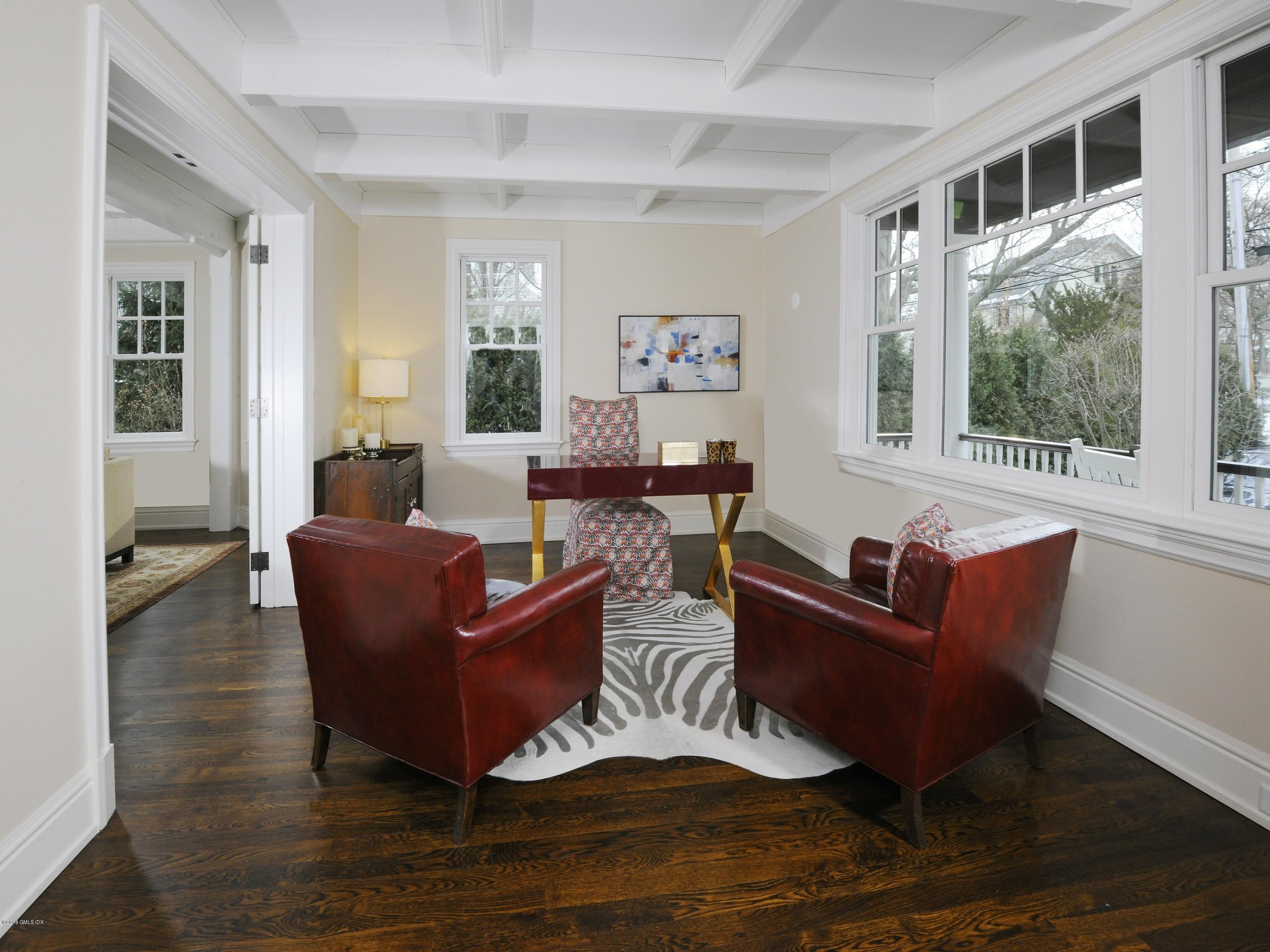12 Ledge Road Old Greenwich, CT 06870 - Photo 5 of 34 a living room with furniture and a window