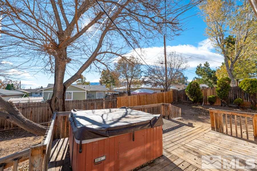 1355 Akard Drive Reno, NV 89503 - Photo 16 of 22 a view of balcony with wooden floor and outdoor seating