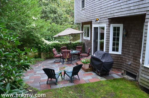 Private patio.