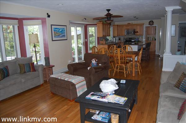 Family Room Kitchen View