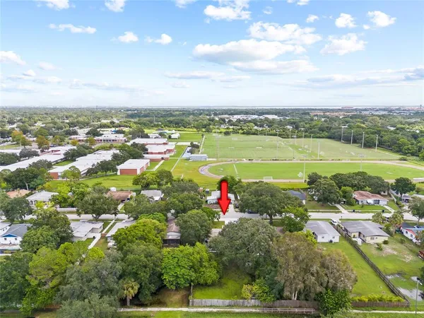 a view of city and ocean