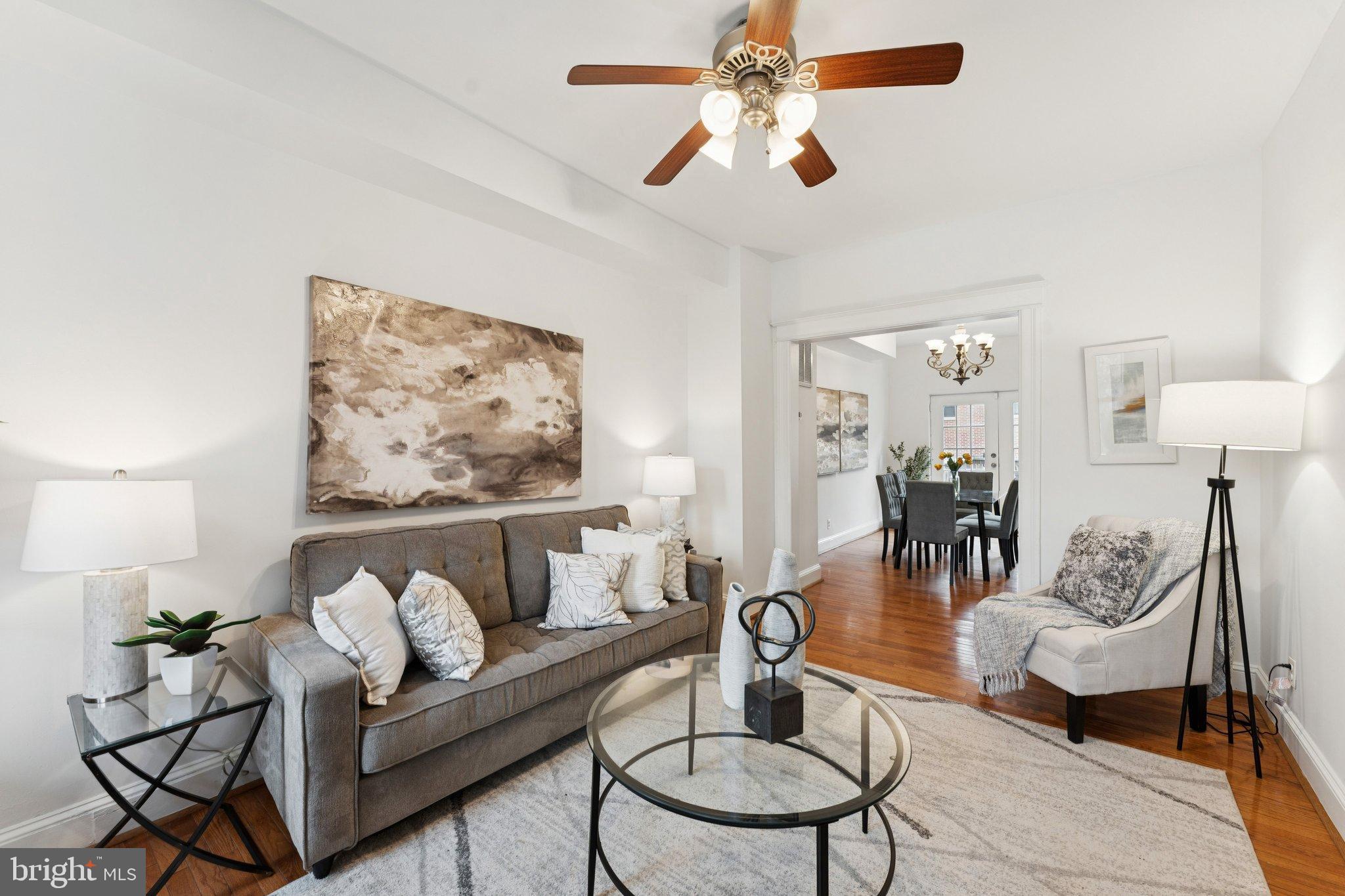 2215 2nd Street Northwest Washington, DC 20001 - Photo 33 of 34 a living room with furniture and a table