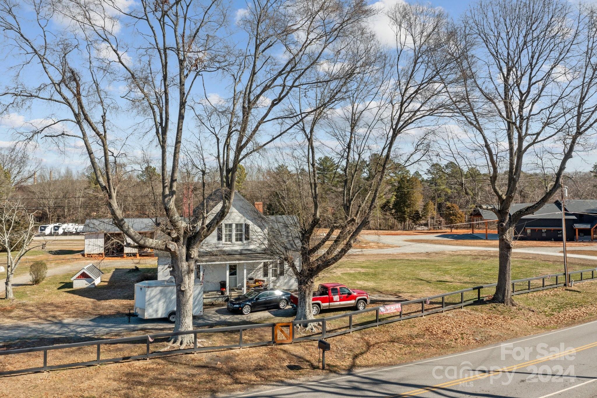 9288 Sherrills Ford Road Terrell, NC 28682 - Photo 46 of 47 a view of a house with snow on the side of the road