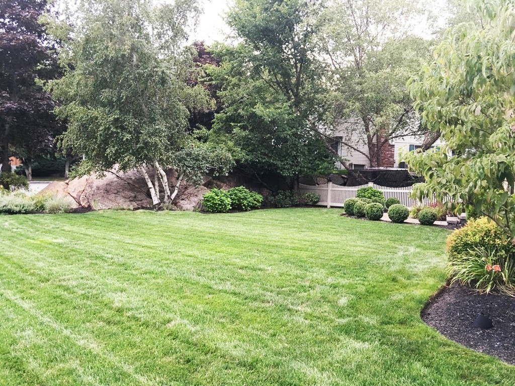 5 Clipper Way Beverly, MA 01915 - Photo 10 of 42 a view of a garden with large trees