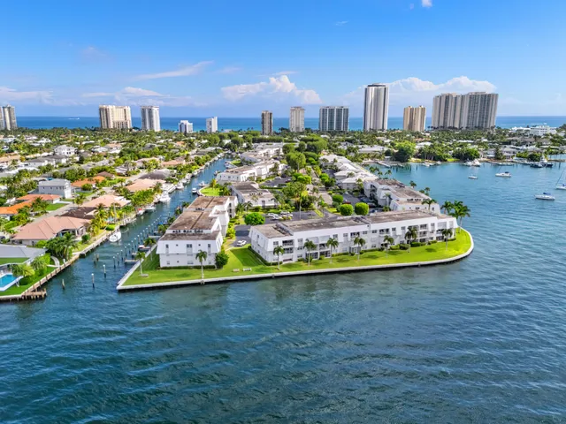 a view of a city with tall buildings