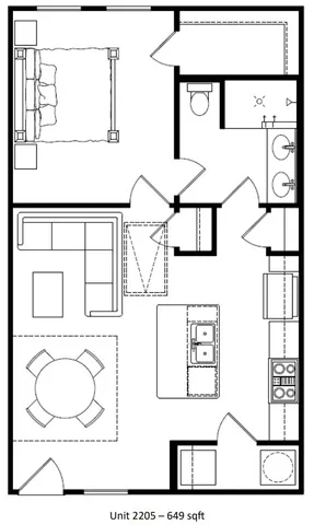 $1,227 | 504 Nursery Road, Unit 2205, The Woodlands, TX 77380