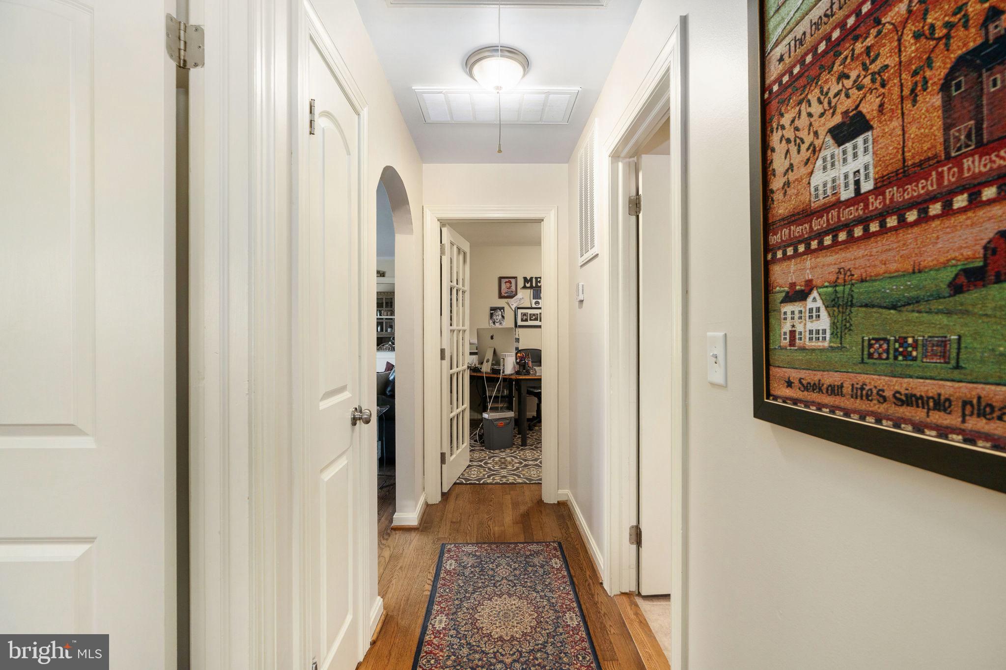 511 Ferry Road Fredericksburg, VA 22405 - Photo 41 of 55 a view of a hallway view with wooden floor and staircase