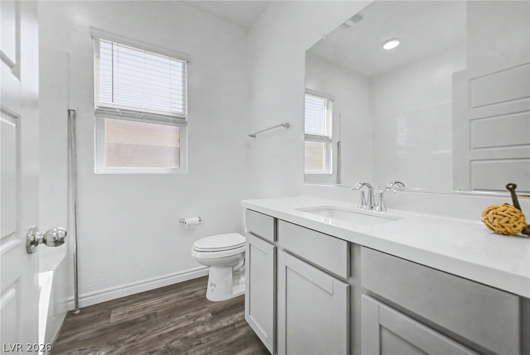 226 Augusta Ridge Henderson, NV 89015 - Photo 19 of 47 This bright bathroom features a vanity with ample storage and sleek fixtures.
