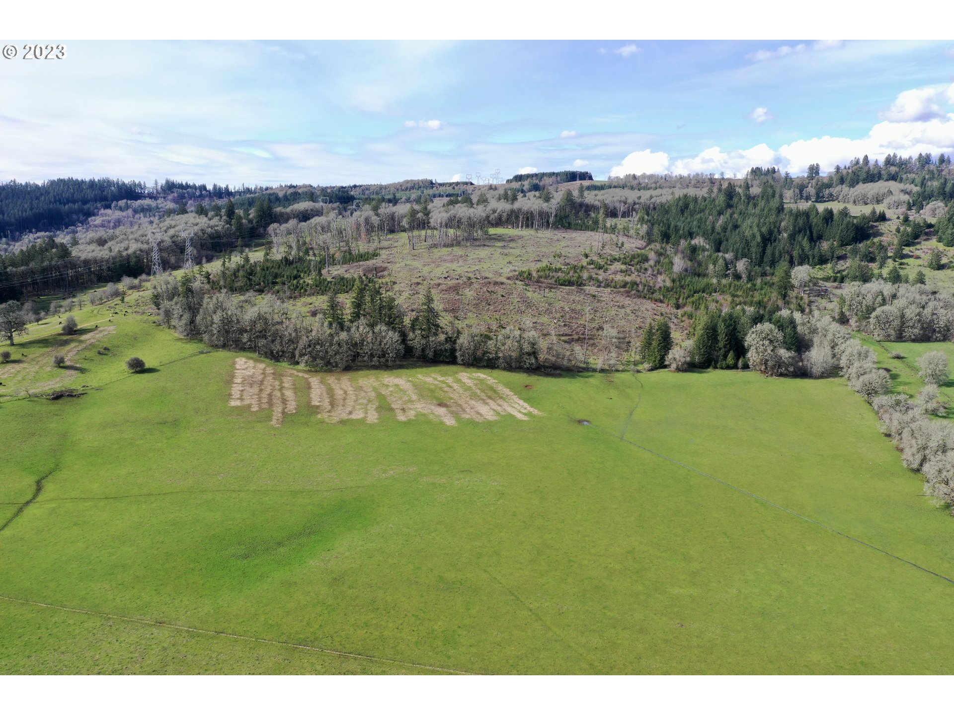 39489 Kingston Jordan Road Scio, OR 97374 - Photo 6 of 47 a view of a lush green hillside and a houses