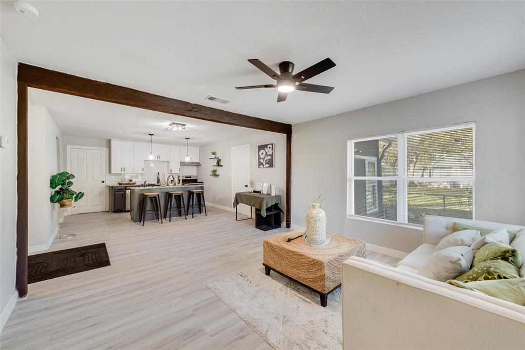 109 Lydia Street Terrell, TX 75160 - Photo 7 of 24 a living room with furniture and wooden floor