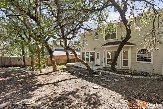 a view of a house with snow on the floor