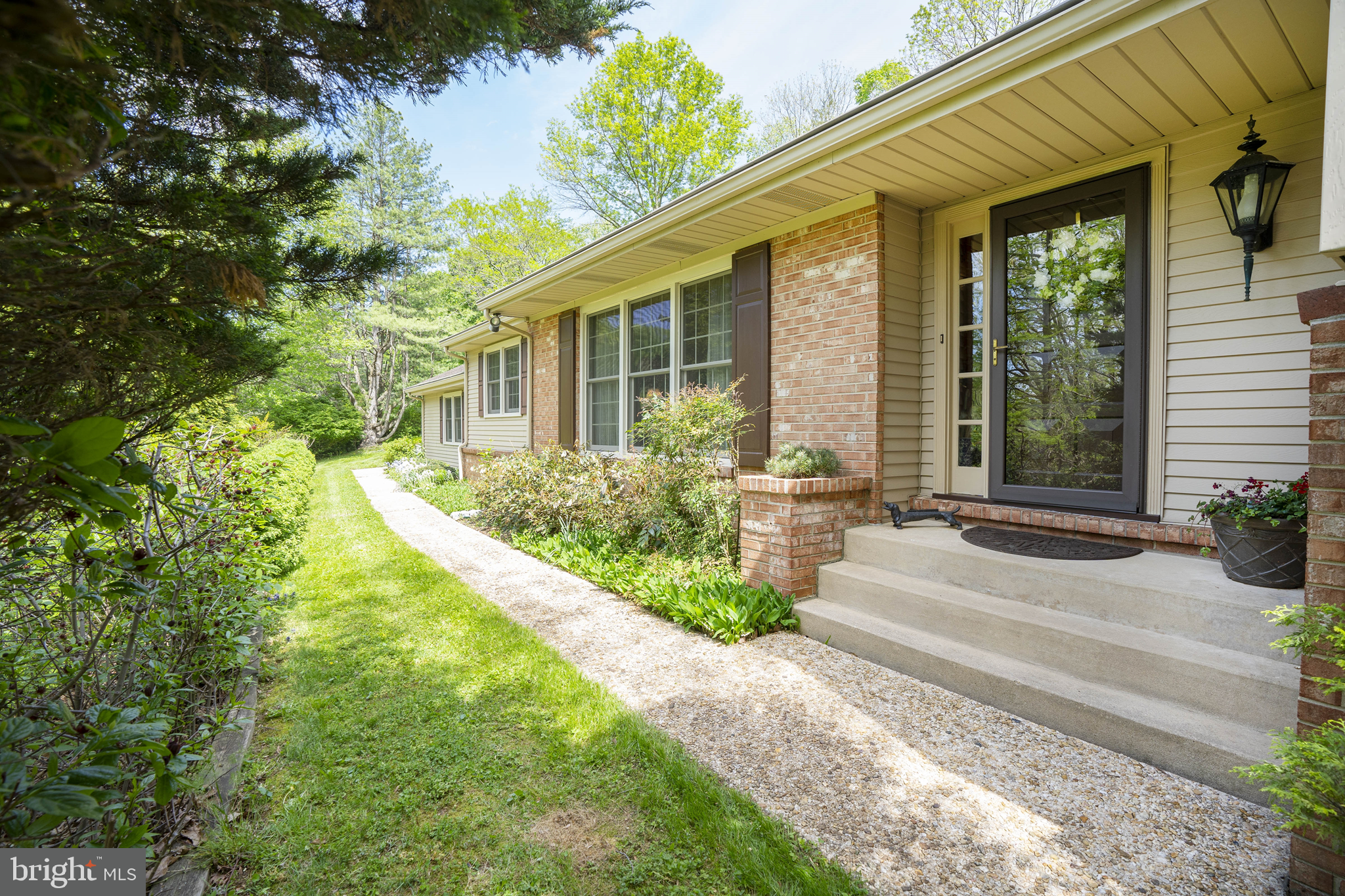 5802 Pyles Ford Road Greenville, DE 19807 - Photo 2 of 40 Lush Landscaping at Front Walkway