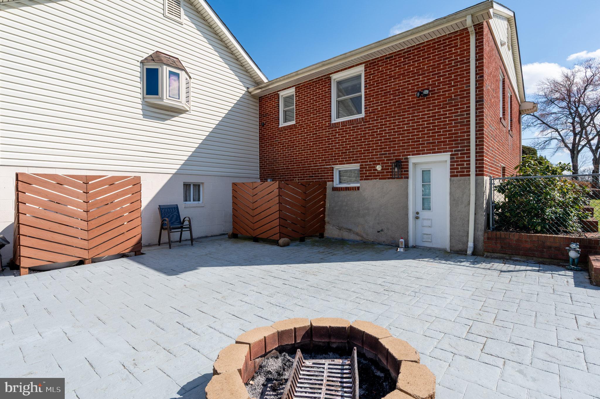 902 Hillcrest Road Hanover, MD 21076 - Photo 42 of 44 Outdoor living on the patio w/ firepit