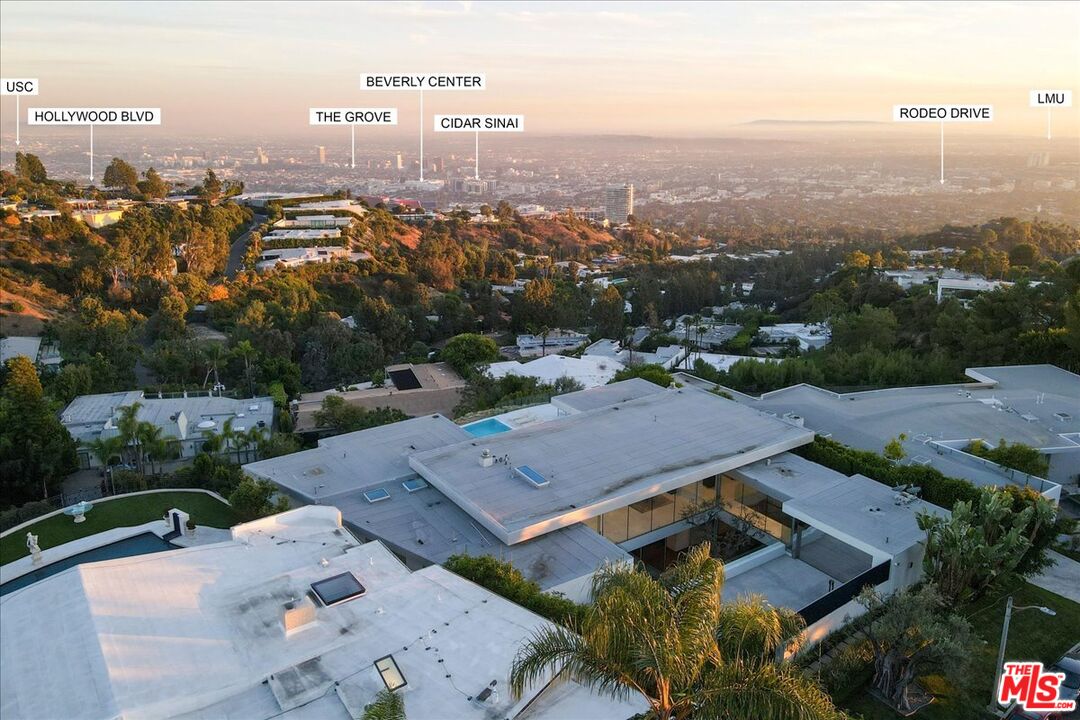 1620 Carla Ridge Beverly Hills, CA 90210 - Photo 5 of 42 an aerial view of a city