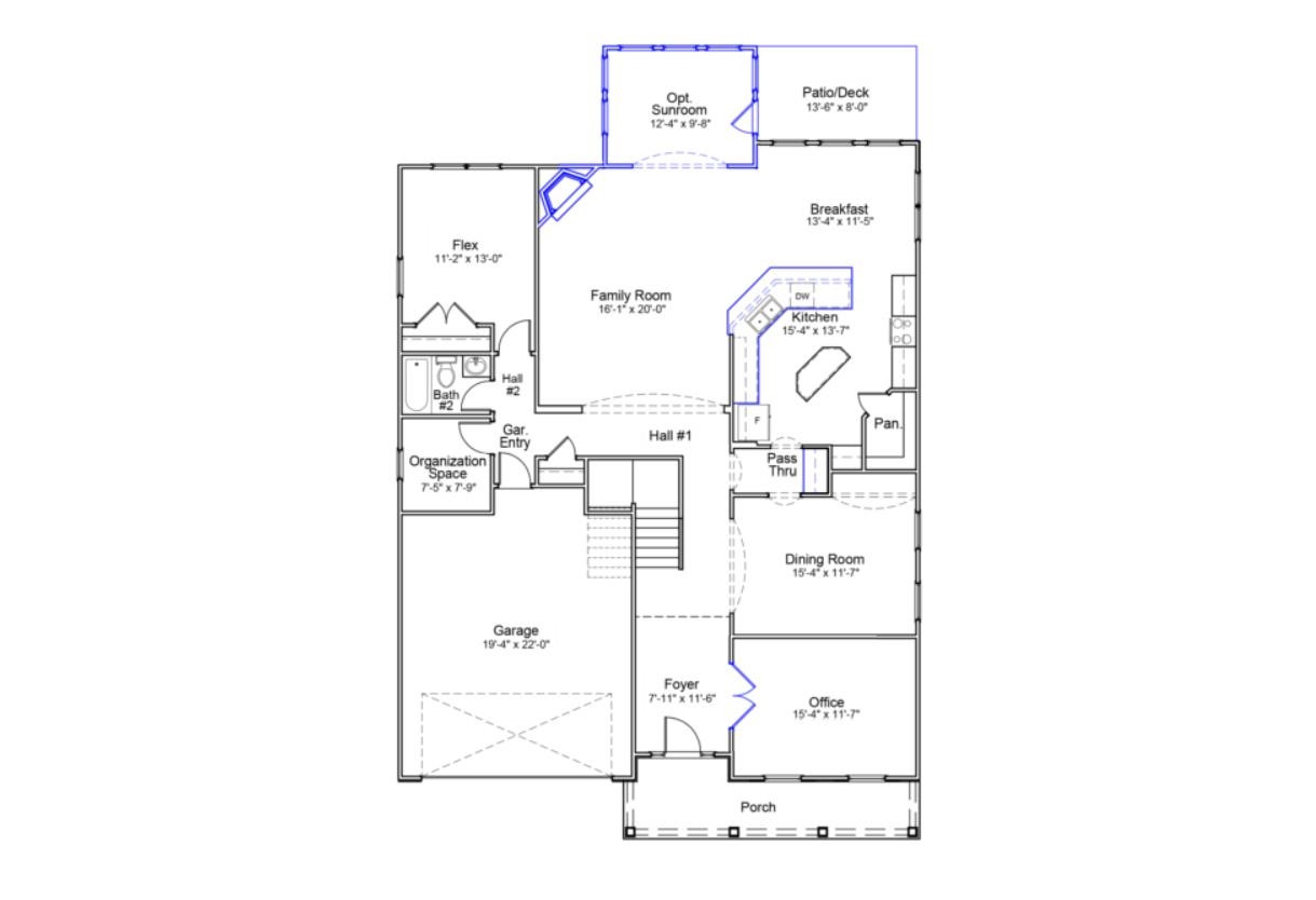 3 Oak Branch Trail Garner, NC 27529 - Photo 2 of 4 a picture of a bench in front of a door