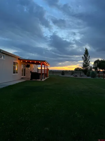 a outdoor view of a swimming pool
