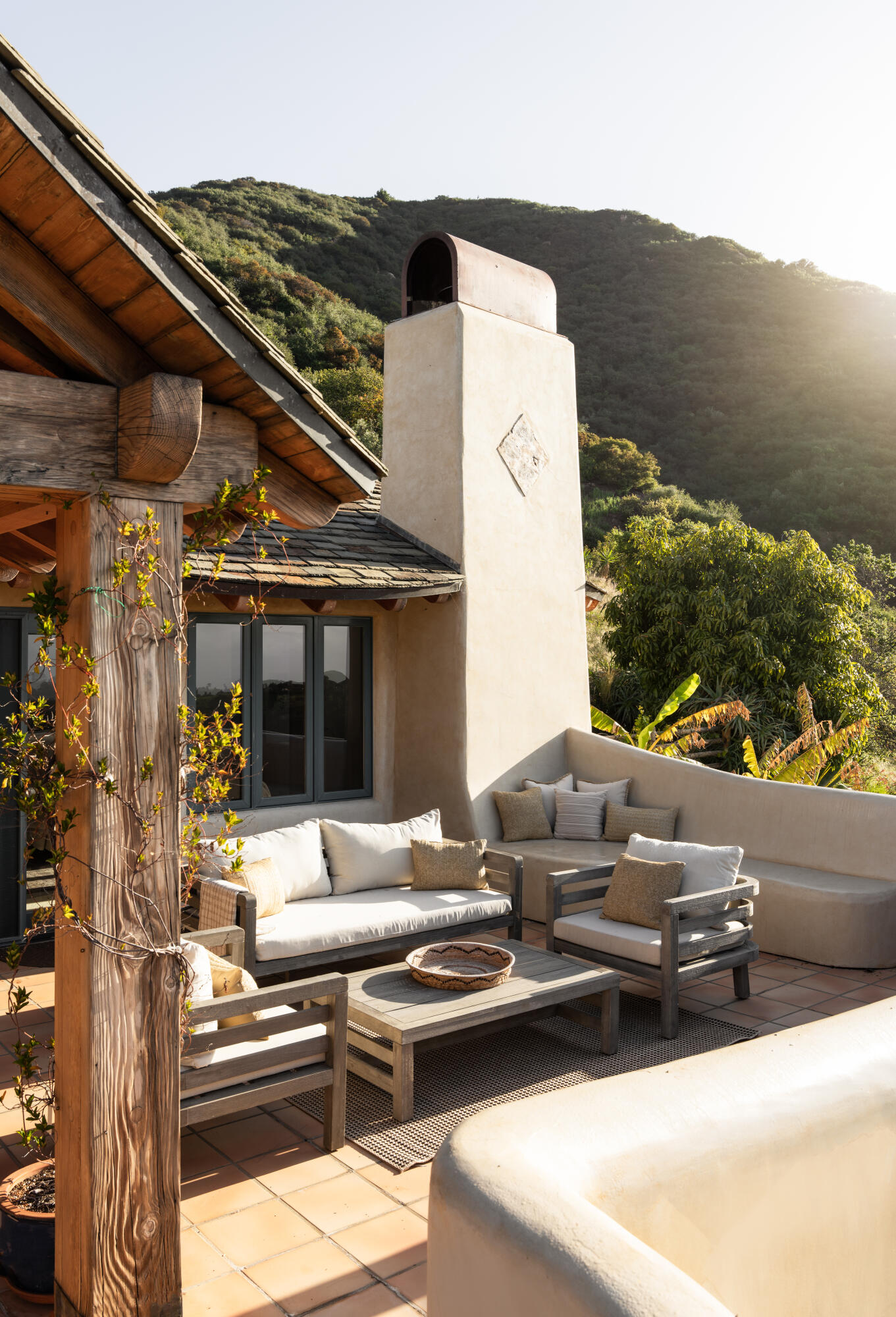 1480 Mission Canyon Road Santa Barbara, CA 93105 - Photo 18 of 38 a outdoor living space with furniture