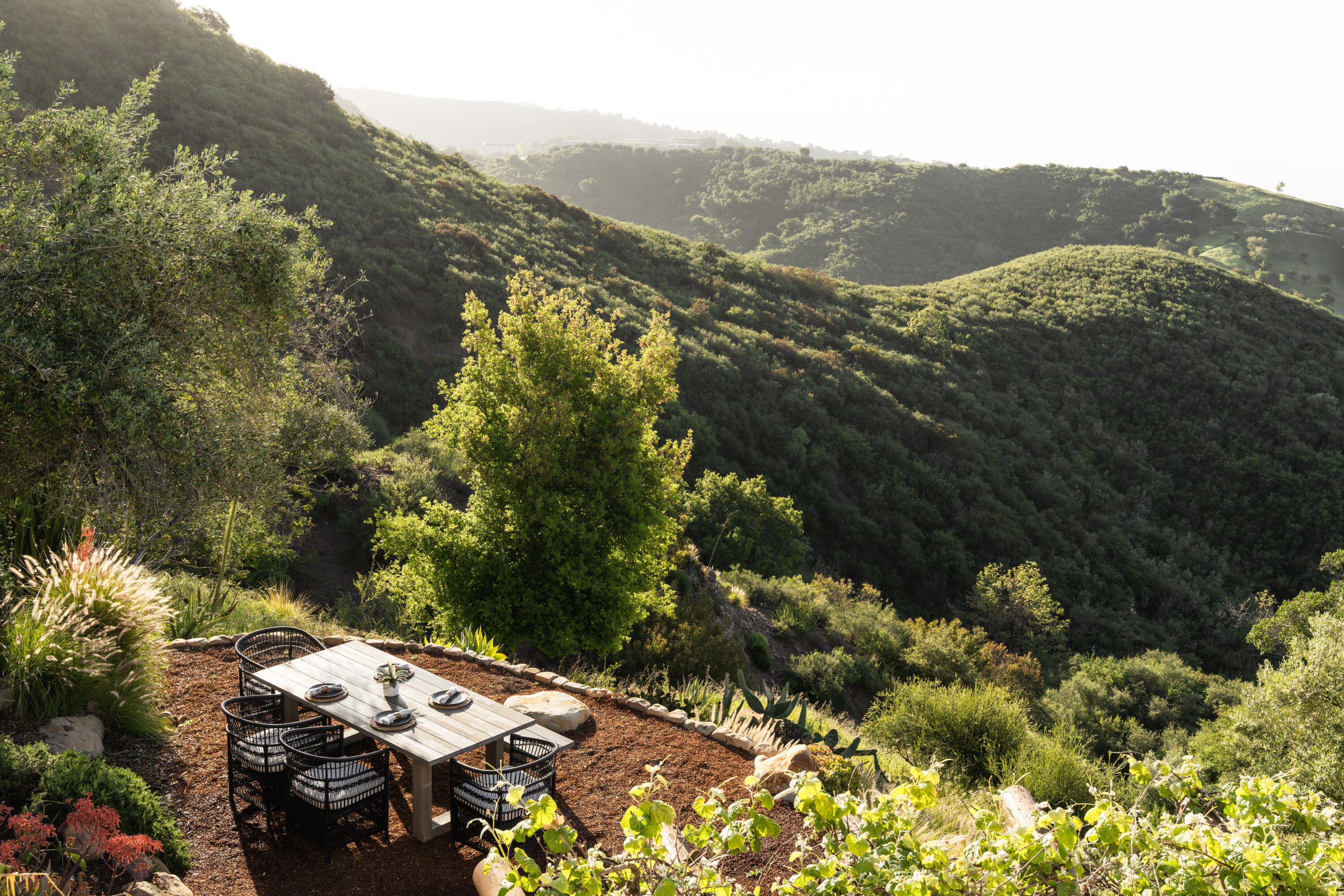 1480 Mission Canyon Road Santa Barbara, CA 93105 - Photo 19 of 38 an aerial view of a house with a yard