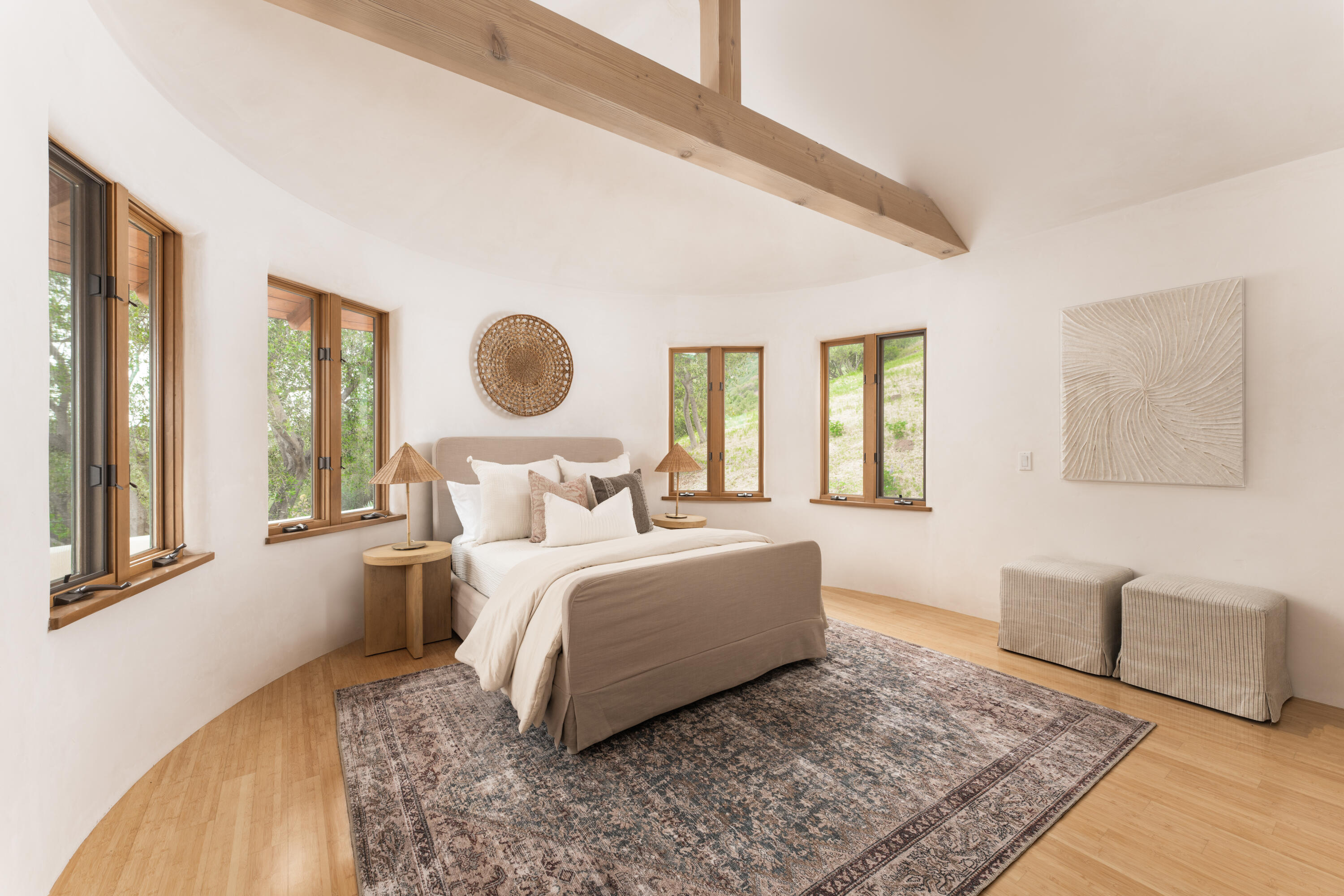 1480 Mission Canyon Road Santa Barbara, CA 93105 - Photo 20 of 38 a living room with furniture and a large window