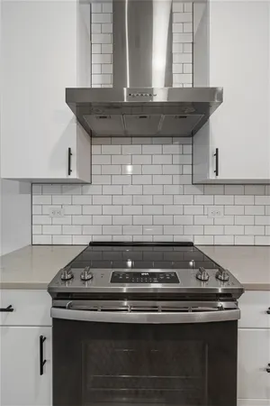 a close view of stove