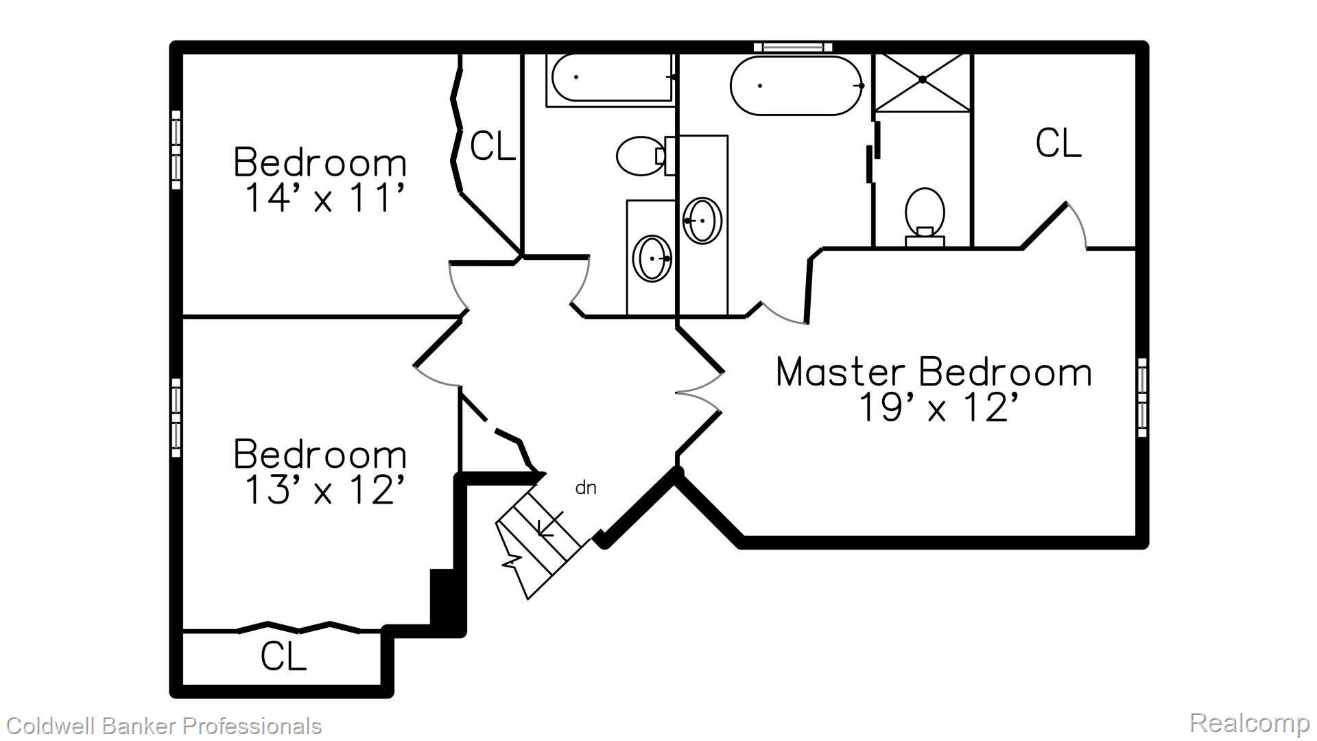 83 Eagle Ridge Road Lake Orion, MI 48360 - Photo 40 of 43 2nd Level Floor Plan