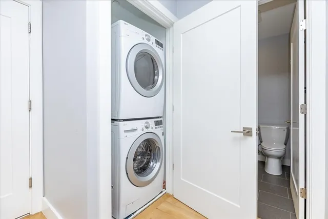 a balcony with view of city