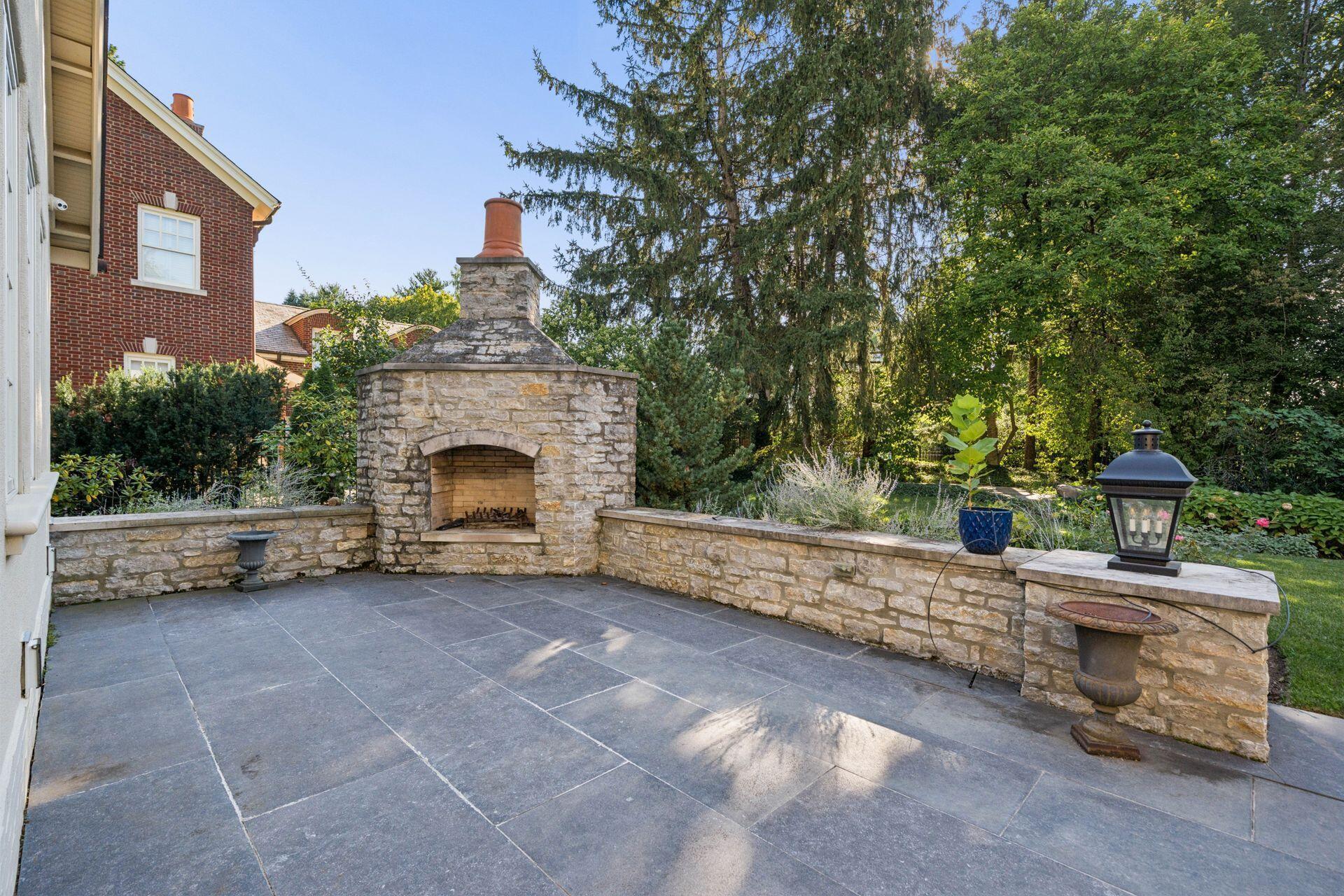 57 Preston Road Columbus, OH 43209 - Photo 138 of 175 Patio & Fireplace