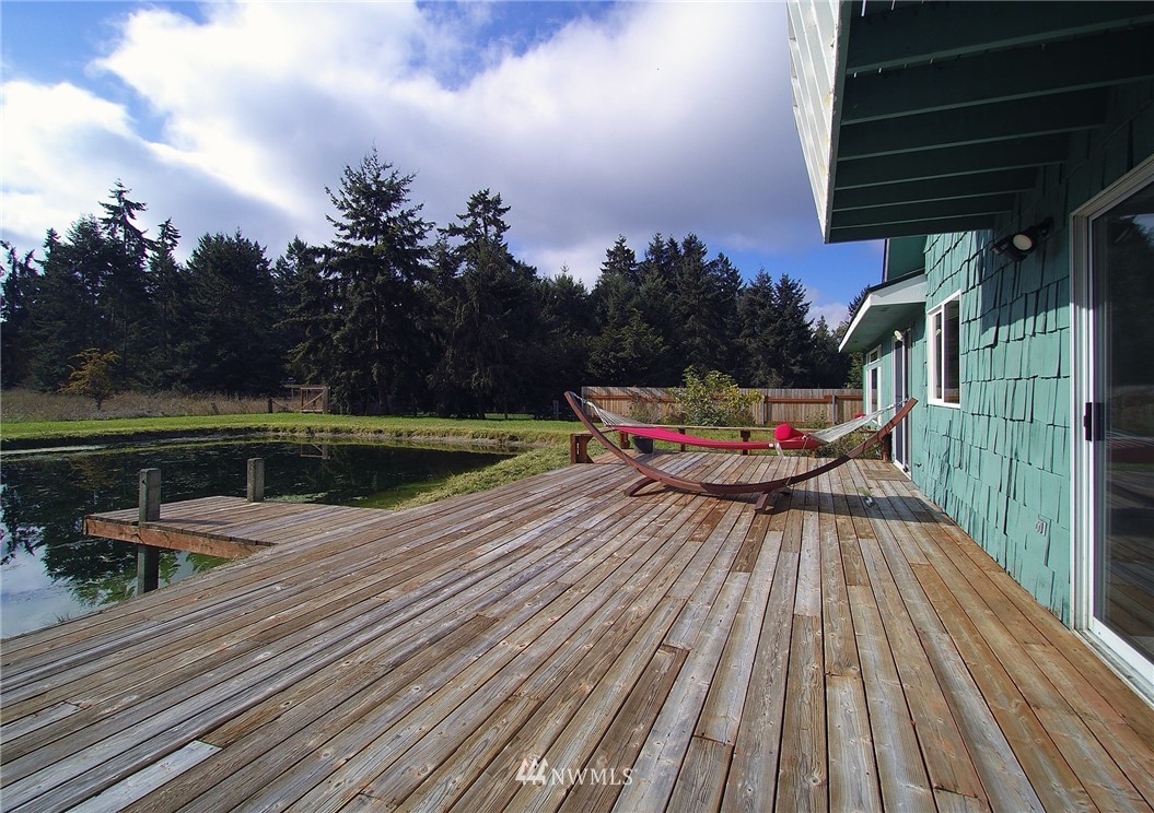 103 Rondale Drive Sequim, WA 98382 - Photo 33 of 35 a view of roof deck with wooden floor and seating space