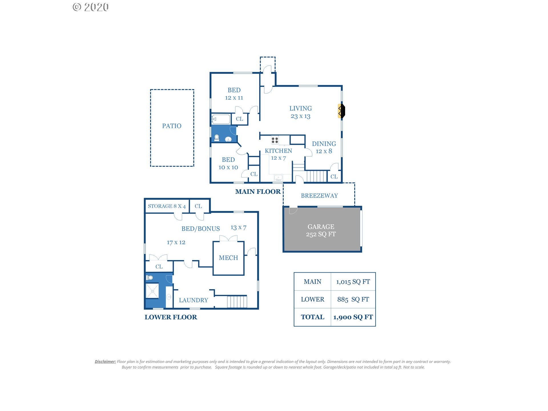 1225 Southwest Taylors Ferry Road Portland, OR 97219 - Photo 31 of 31 Floor Plan
