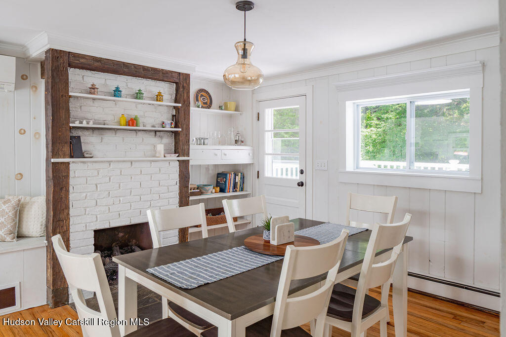 347 Hickory Bush Road Kingston, NY 12401 - Photo 12 of 44 a view of a dining room with furniture window and outside view