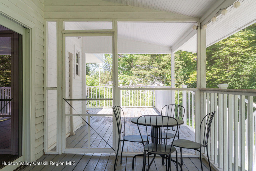 347 Hickory Bush Road Kingston, NY 12401 - Photo 34 of 44 a view of a chairs and table in the balcony