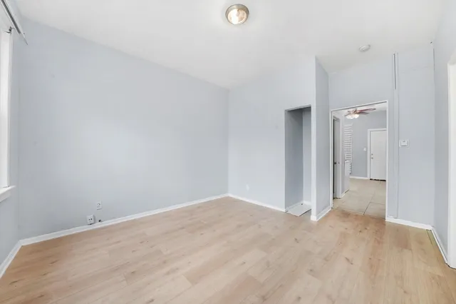 a view of an empty room