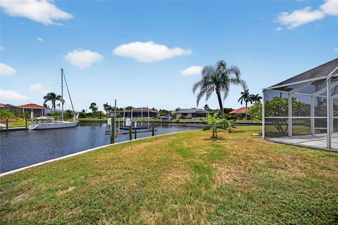 a view of a swimming pool with lake view