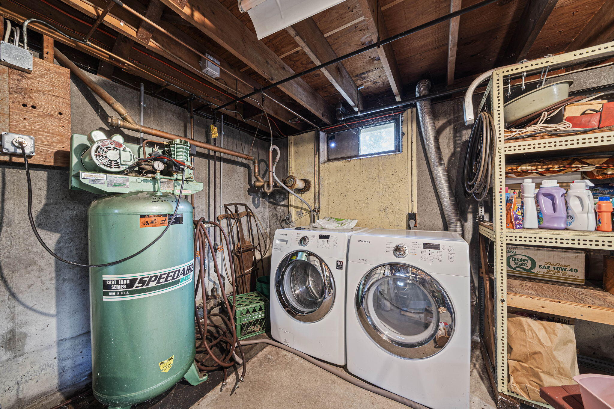 606 County Road Pocasset, MA 02559 - Photo 27 of 36 a utility room with dryer and washer