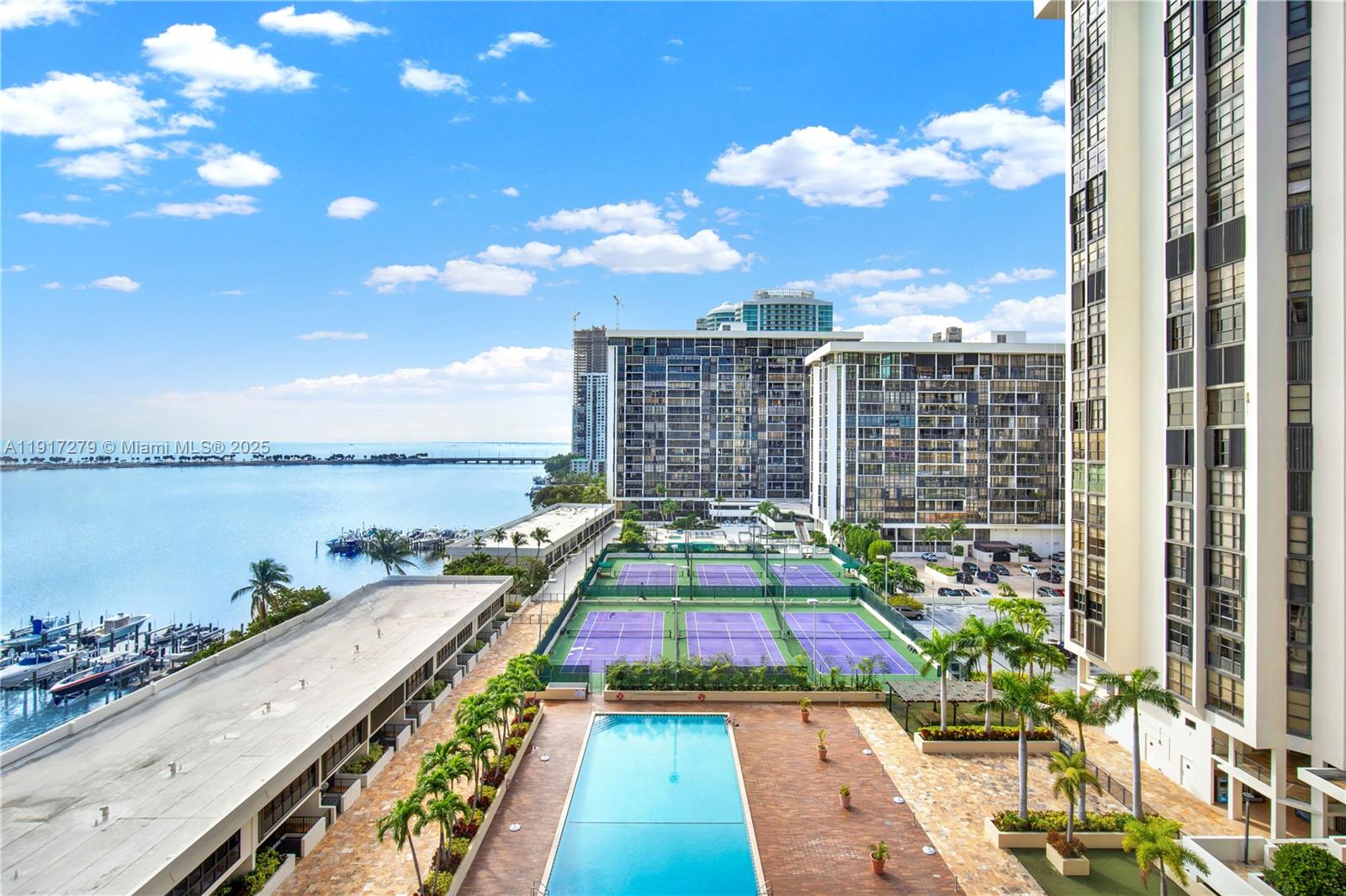 1915 Brickell Avenue, Unit C1101 Miami, FL 33129 - Photo 33 of 55 a view of swimming pool from a balcony