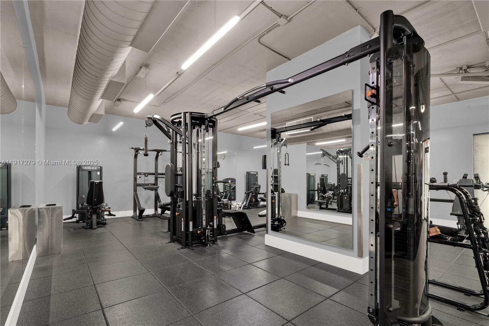 1915 Brickell Avenue, Unit C1101 Miami, FL 33129 - Photo 37 of 55 a view of a room with gym equipment