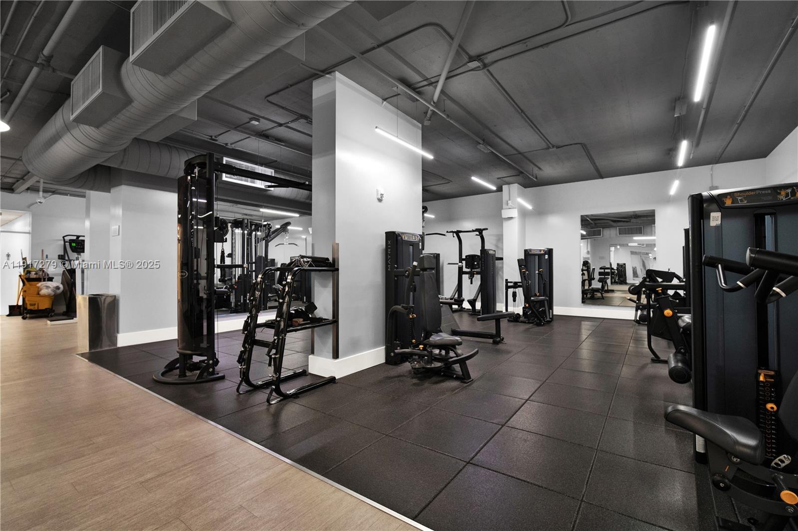 1915 Brickell Avenue, Unit C1101 Miami, FL 33129 - Photo 38 of 55 a view of a room with gym equipment