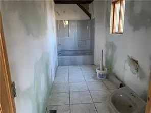 a room with wooden floor