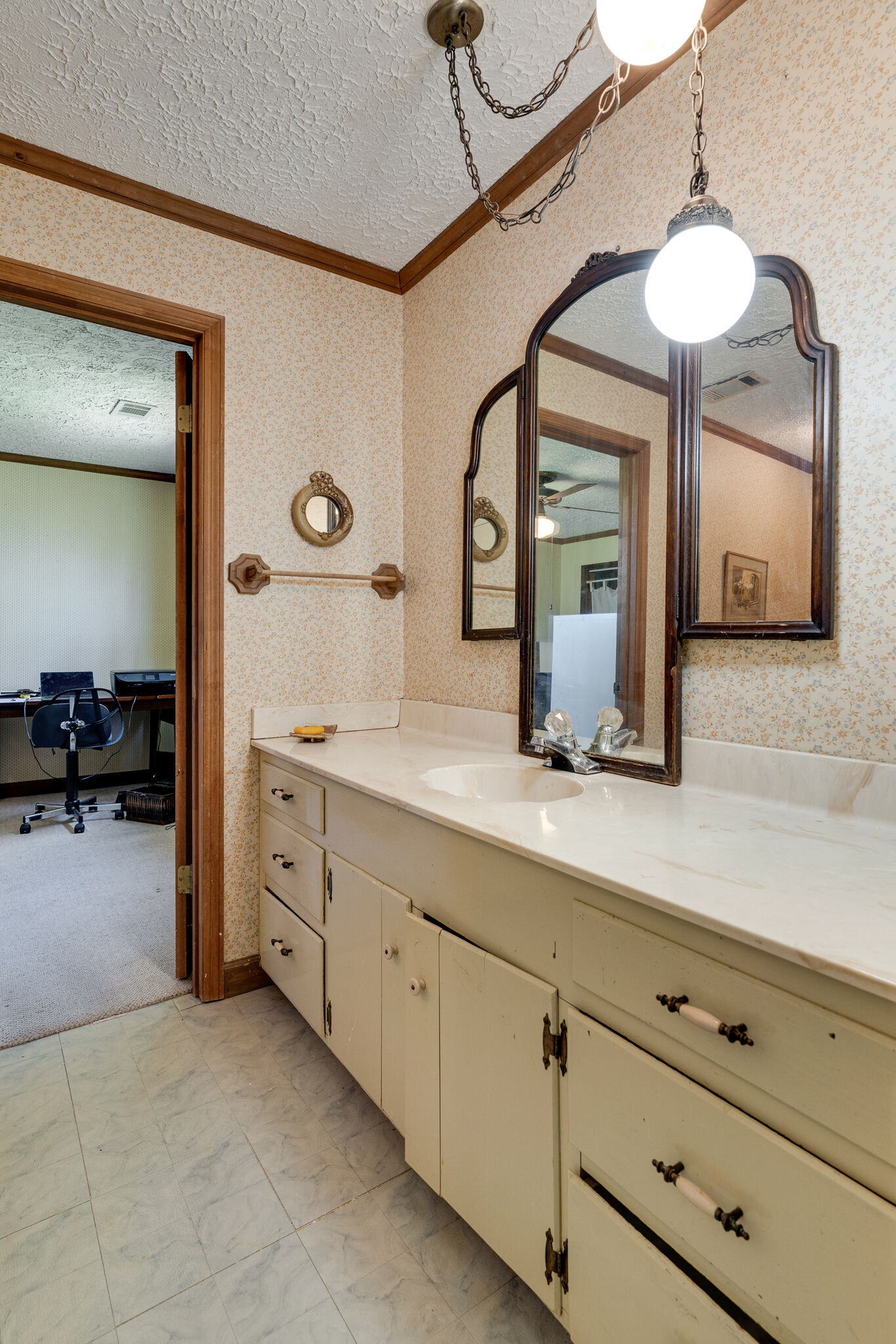 2729 Gideon Road Greenbrier, TN 37073 - Photo 19 of 30 a spacious bathroom with double vanity sink and a mirror