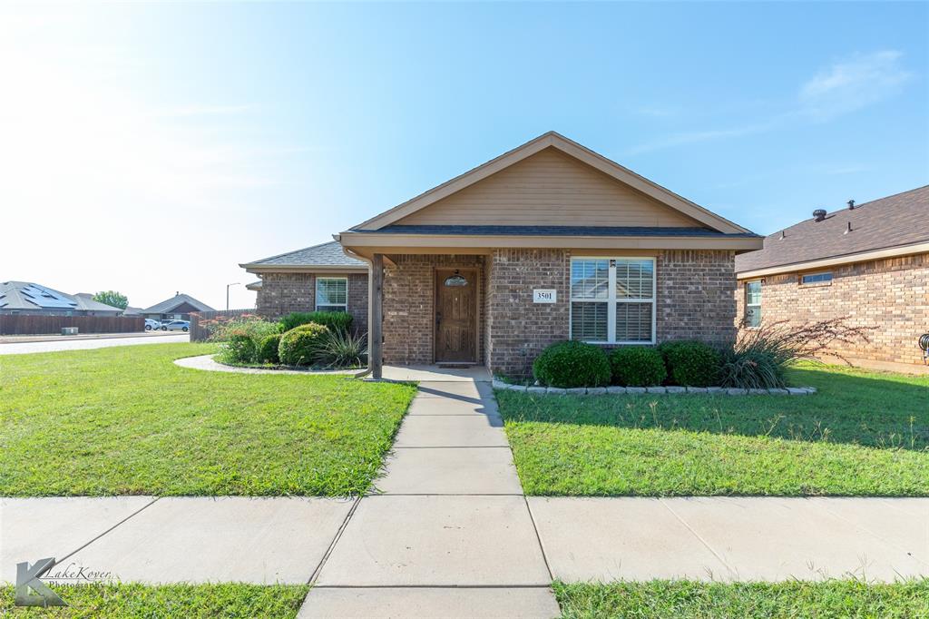 3501 Firedog Road Abilene, TX 79606 - Photo 1 of 1 a front view of a house with yard