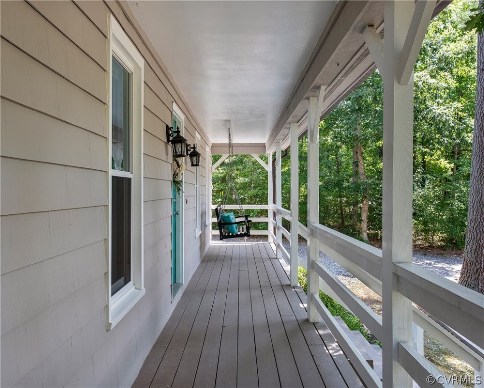 11210 Moravia Road Midlothian, VA 23112 - Photo 4 of 29 a view of balcony with wooden floor