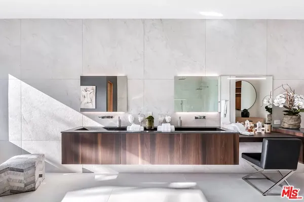 a living room with granite countertop furniture and decor