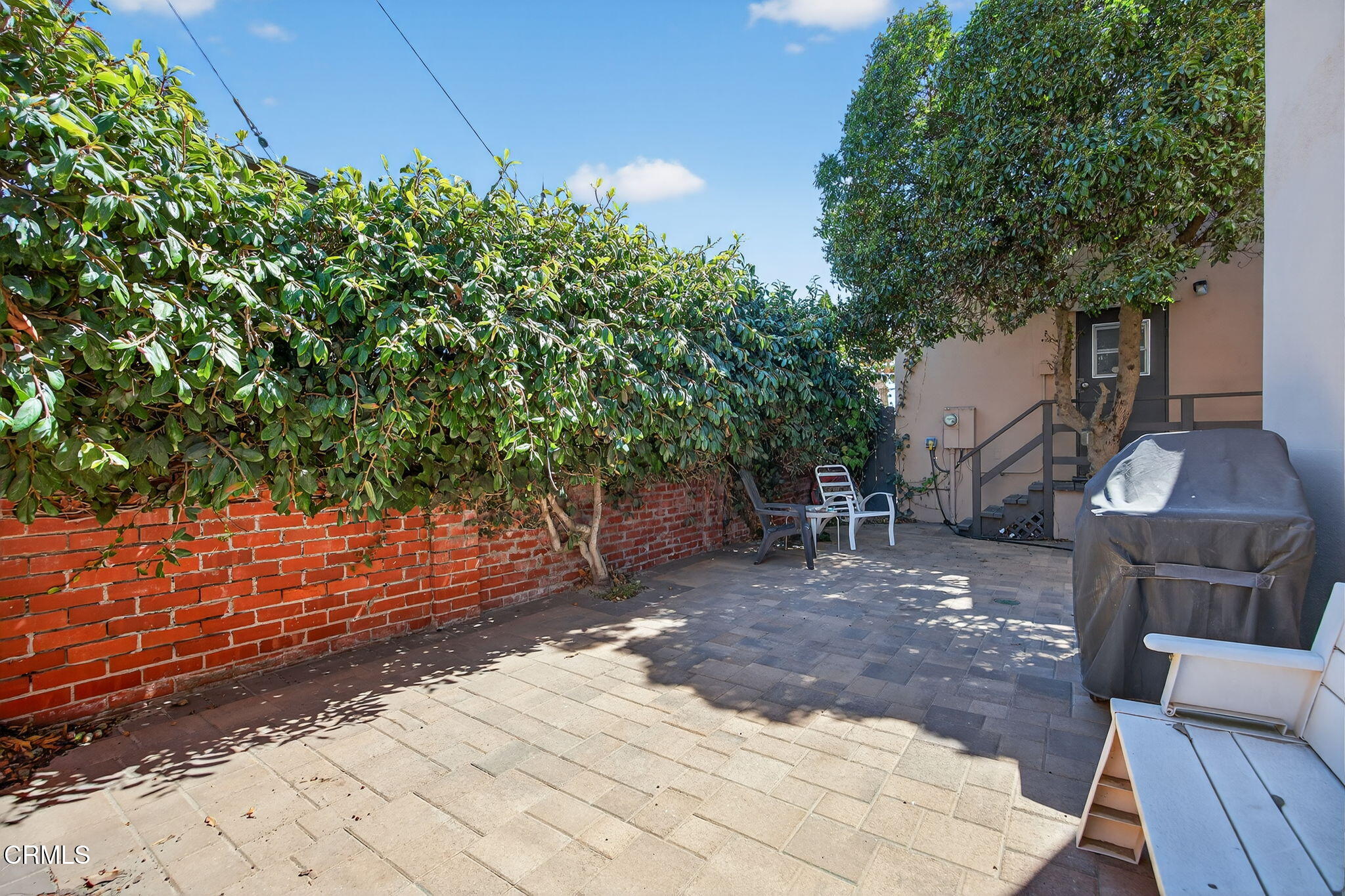 3025 Ocean Drive Oxnard, CA 93035 - Photo 42 of 50 a backyard of a house with large trees and plants
